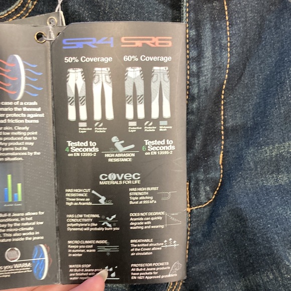 Women’s Motorcycle Riding Jeans by Bull-it - Picture 8 of 9